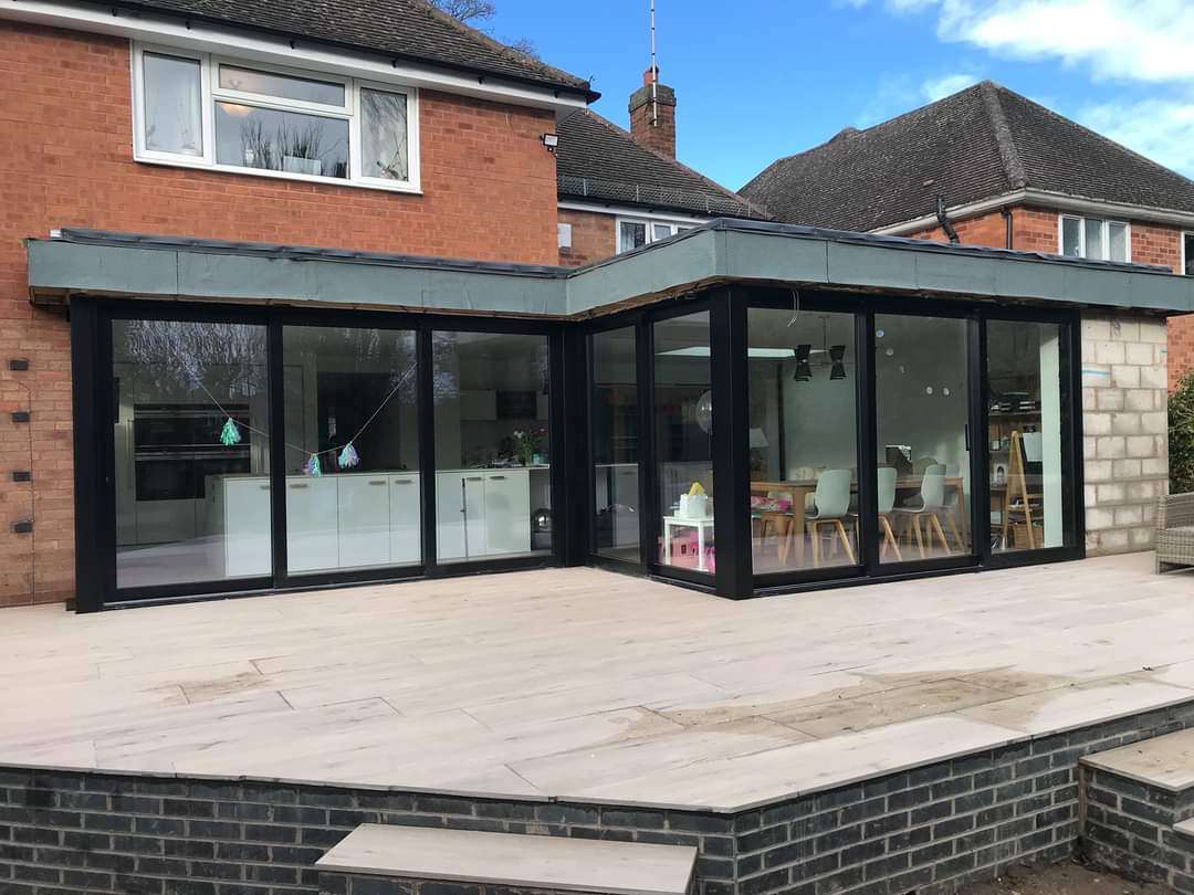 bi-fold door house